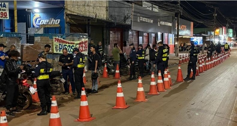 Três são presos em operação Lei Seca contra motos irregulares em Várzea Grande